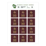 Laundry Bag ID Heat Press Label Sheets