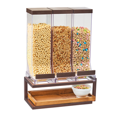 Cal-Mil 3909-84 (3) 10L capacity bins Sierra Cereal Dispenser