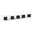 22' Classic Racetrack Conference Table with Cube Base - White Top, Espresso Base