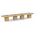 18' Classic Racetrack Conference Table with Cube Base - Aspen