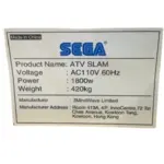 110 VOLT SPRCIFICATION DECAL