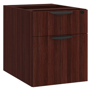 PL107 BOX/FILE HANGING PEDESTAL - Mahogany