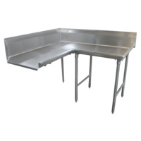 Advance Tabco DTC-K70-72R Korner Clean Dishtable L-Shaped