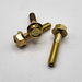 M6 - 1 X 30MM DIN 6921 HEX FLANGE SCREW 8.8 ZINC YELLOW