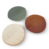 Hazara Leaf Plate Brown 8.75" x 8.25"