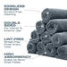 Nasiol Wipe & Buff Microfiber Cloth Light Gray10pc