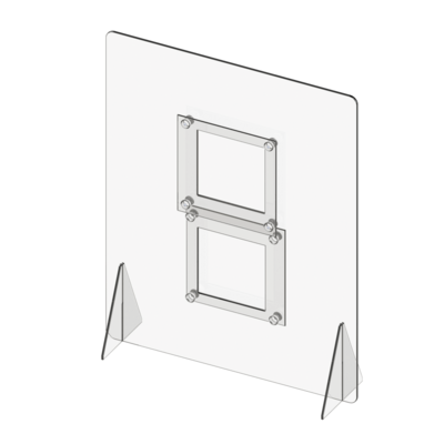 Cal-Mil 22170-31NW 31-3/4"W x 10"D x 40"H Register Shield