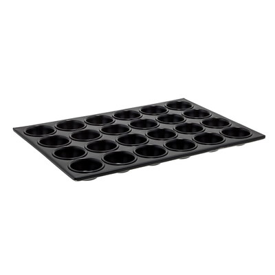 Winco AMF-24NS (24) 3 Oz. 2-3/4" Dia. X 1-1/8"H Cups Muffin Pan