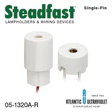 Lampholder Set: Butt-On Spring & Fixed End with 9" Lead Cords