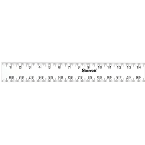 STARRETT ASE-60 Straight Edge Aluminum Rule - 60'' English