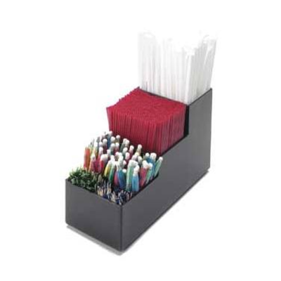 Cal-Mil 213 3-1/2"W x 9-1/4"D x 5-1/4"H Classic Straw Organizer