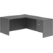 CLALD1033- Classic L-Shape Desk 60" W x 30" D with 47" Return and Box/File Pedestal- Newport Gray