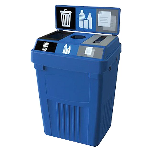 Recycling Station - 3 Stream - Blue