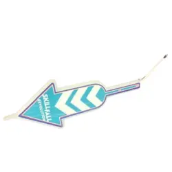 acrylic green arrow