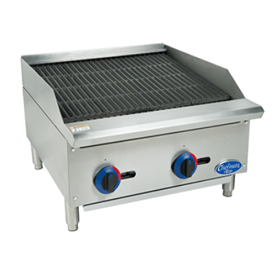 Globe C24CB-SR Chefmate Radiant Charbroiler Countertop
