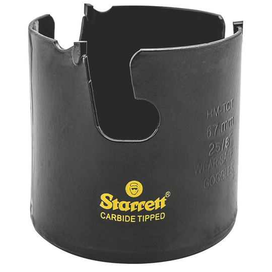 STARRETT MPH0258 2-5/8'' (67mm) Carbide Tipped Multi-Purpose Hole Saw