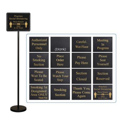 Winco HTS-60K Hostess Sign 60"