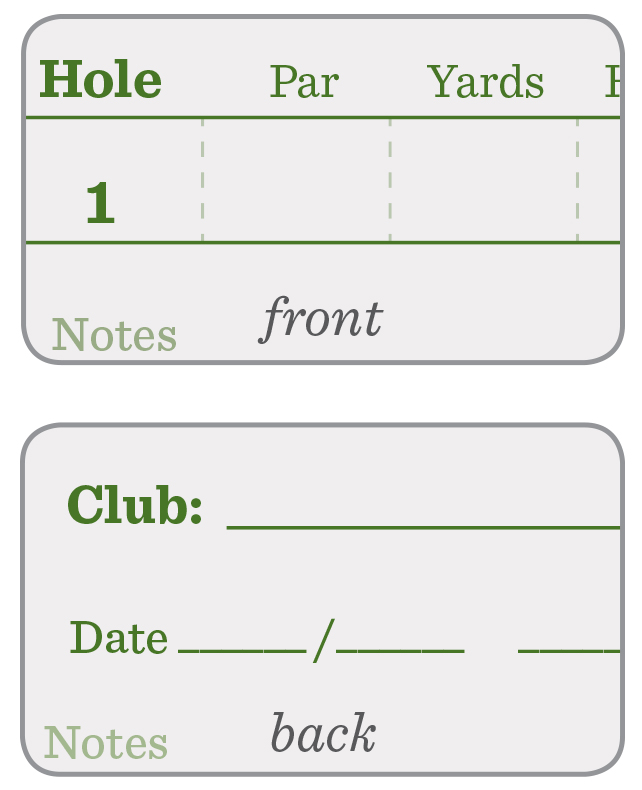 Rite In The Rain Golf Notebook 3 5 X 6 No 4