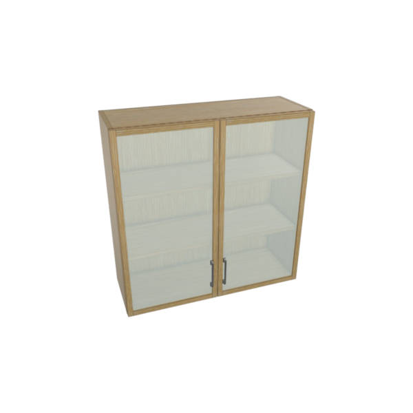 Empire Glass Door Wall Cabinet Kit - 36”x 36” X 13”