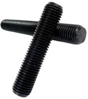 1 1/8" - 7 X 24" FULLY THREADED STRAIGHT ROD SAE J429 GR 8 PLAIN