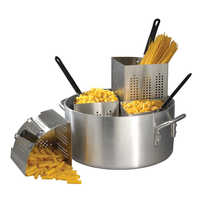Winco APS-20 20 Qt. Pot Pasta Cooker