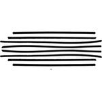 Window Felt Beltline Weatherstrips