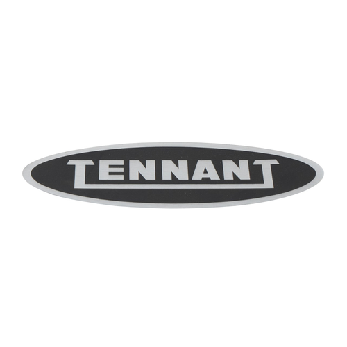 Tennant/Nobles - 4035944 - Label, Logo, 7.00L, Blk/Stl [Tennant] (Replaces Tennant 1231367)