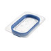 Araven 74011 GN 1/9 h.100mm / 4" Blue Gastronorm Food Pan, 0.9 L