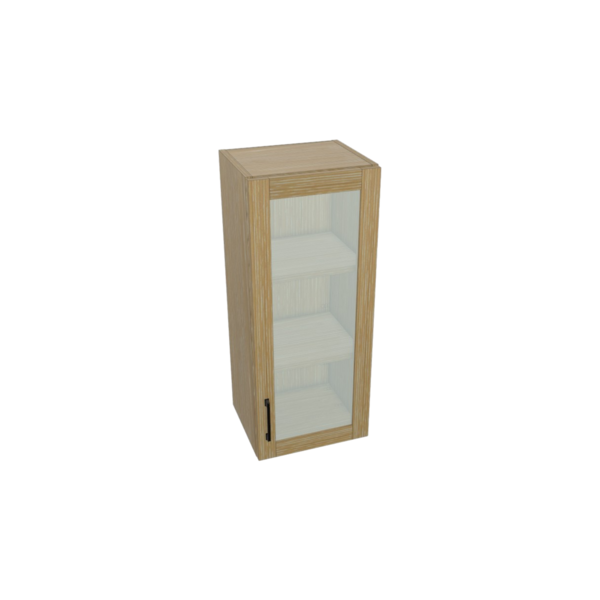 Chelsea Glass Door Wall Cabinet Kit - 15”x 36” X 13”