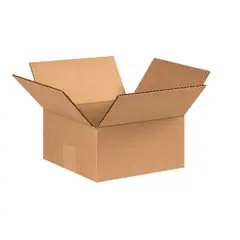 8 X 8 X 4 ECT32 CORRUGATED CARTON, 200# TEST 25/BD