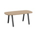 SIGAR7635N - 6ft. Arena Conference Table with Black Metal VA Leg
