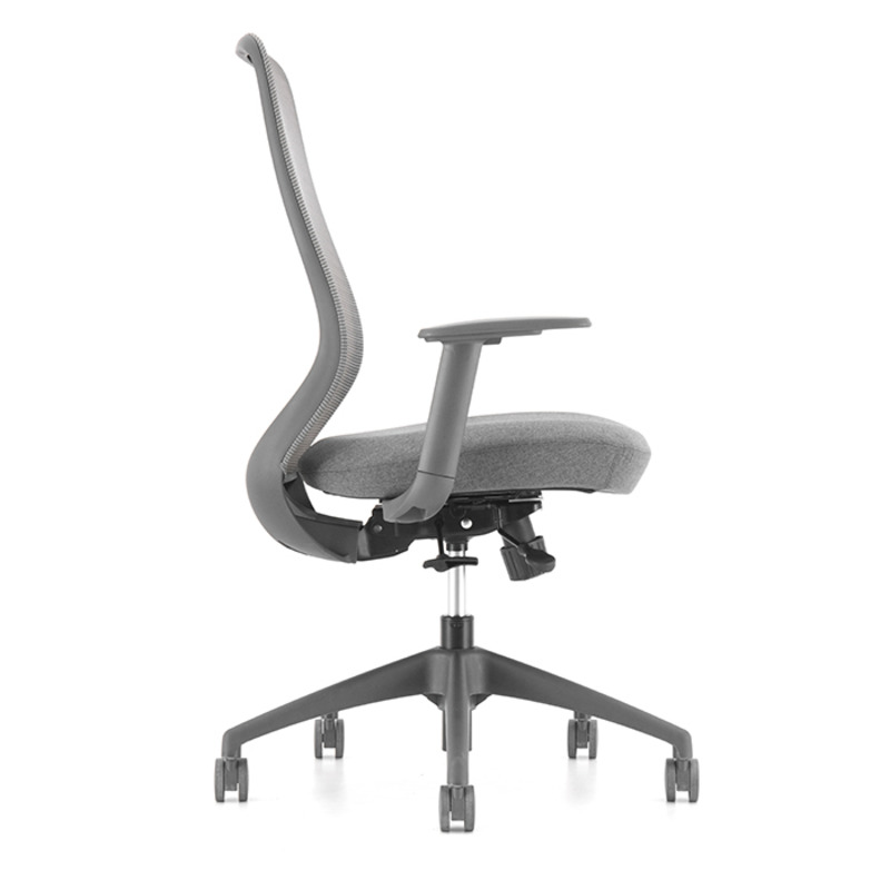 N9NE Furniture Group- Storlie - 97044 - AX MID BACK BASIC- GREY