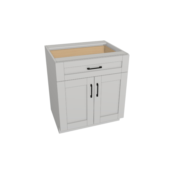 Hampton Pure White Box  Base Kit - 30"X 34 1/2”H X 24”D