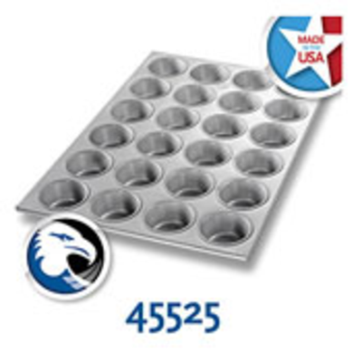 Chicago Metallic 45525 14-1/16" X 20-11/16" Overall Cupcake Pan