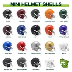 Available Mini Football Helmet Shell Colors