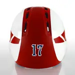 2 Color Custom Font Die Cut Number Decals