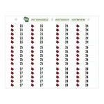 Gator Clip ID Adhesive Sticker Sheets