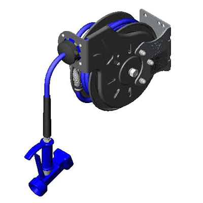 T&S Brass B-7212-05 Hose Reel System Open