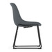 36241GREYF0309 - ZEST GUEST CHAIR- DARK GREY