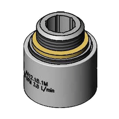 T&S Brass B-0199-07-F10 Aerator Vandal Resistant