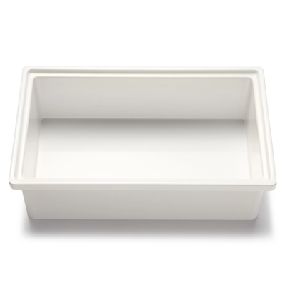 Bon Chef EZ-14-3PWHT EZ Fit Smart Bowl, 1/4 Size, 3" Deep, 2 Qt.