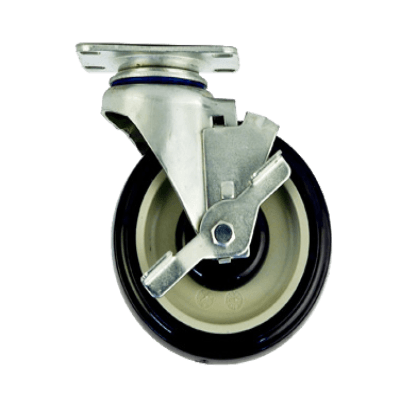 New Age C455 Plate Caster Swivel with Brake
