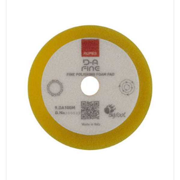 4" Fine Foam Pad Yellow LHR75E