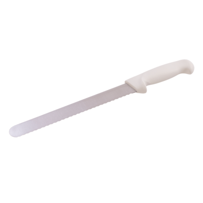 Adcraft CUT-10WASWH 10 In Serrated Slicer Knife