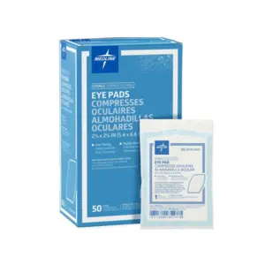 Eye Pad 2-1/8x2-5/8" 50/bx    Medline NON21601