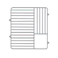 Vollrath PM2011-6 Plate Crate Dishwasher Rack 10-3/4" to 11" Dia. | Cook's Direc