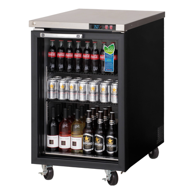 Everest EBB23G Back Bar Cooler Cabinet 1 Glass Door, 115v, NSF - 8 cu. ft.