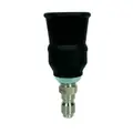 MTM Hydro Black NH35 Nozzle with Guard, Size 2.0, 25° Spray Pattern, 1/4" SS Plug