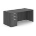 PL102 66"W x 30"D DESK SHELL - Coastal Gray