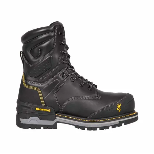 BROWNING 107602 - Griffond 8" CT/CP CSA WP Work Boot - Black